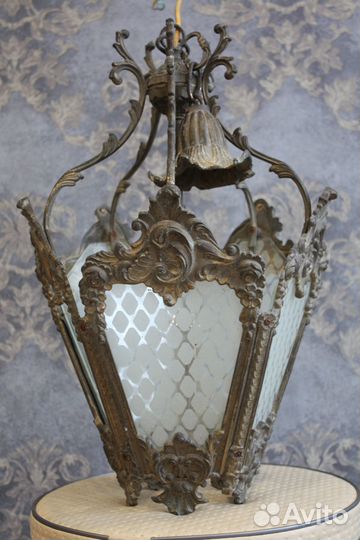 Люстра бронза
