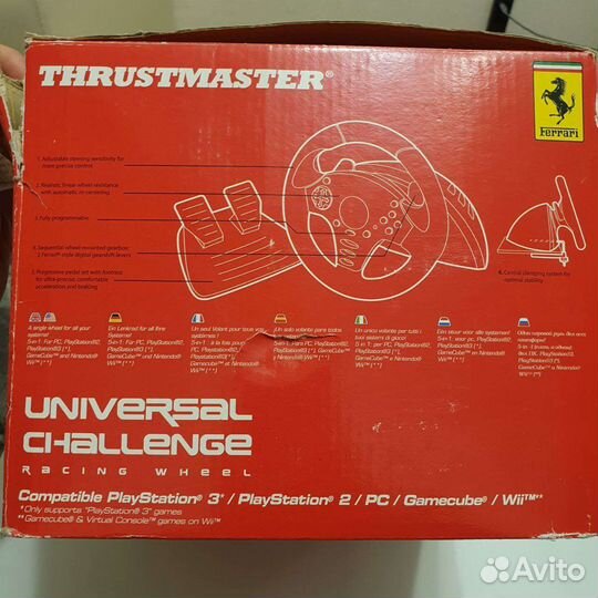 Игровой руль с педалями