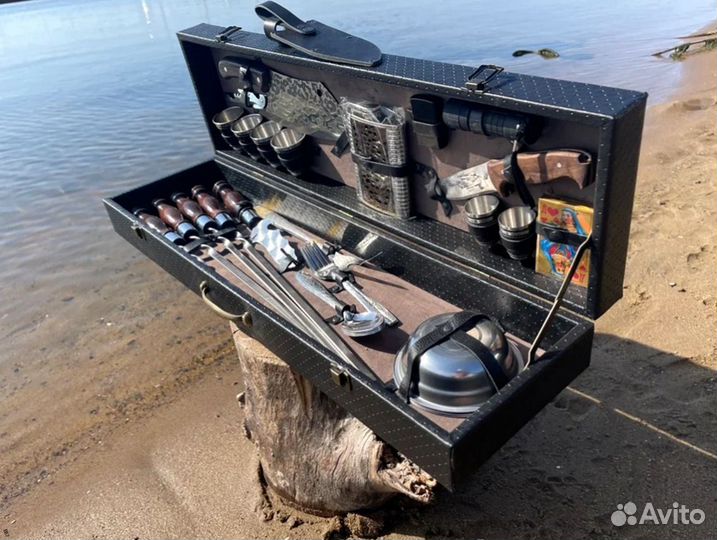 Шашлычный набор в кейсах/ чехлах