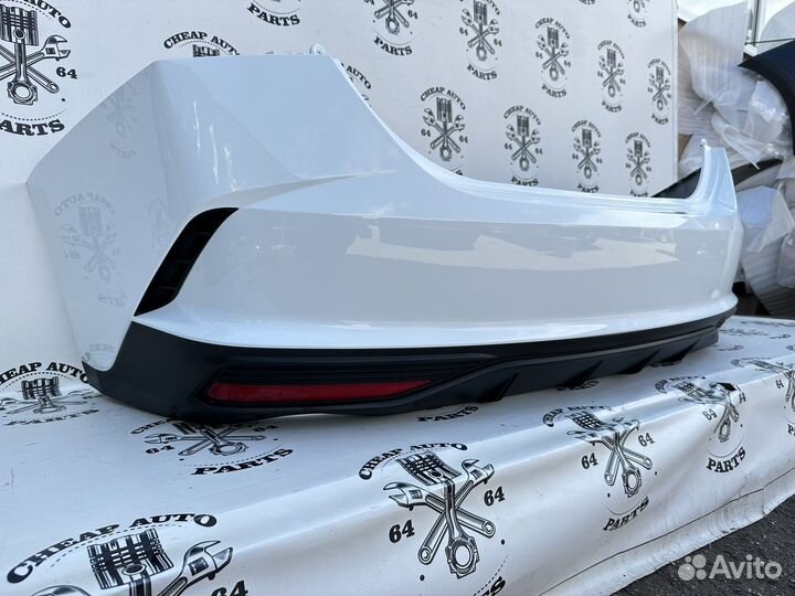 Бампер задний Hyundai Solaris 2 Рестайлинг в сборе