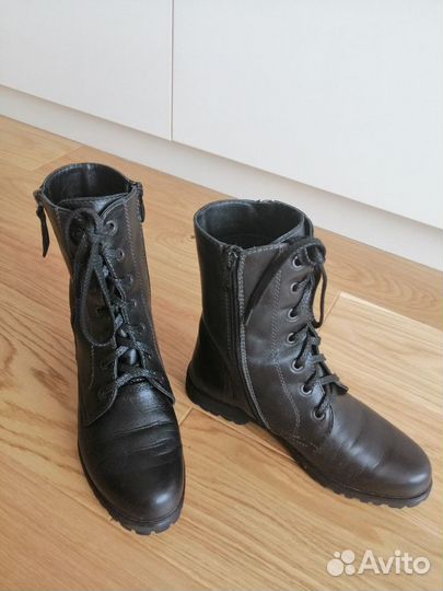 Демисезонные ботинки натуральная кожа