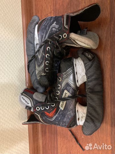 Коньки хоккейные детские, 33.5 размер bauer б/у