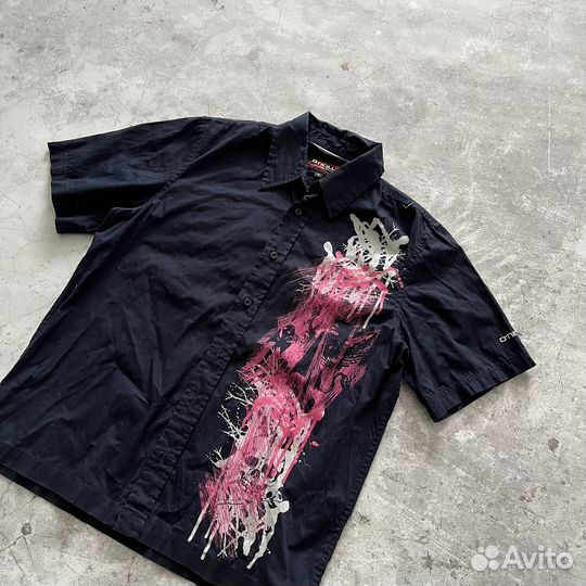 Y2k рубашка oneill