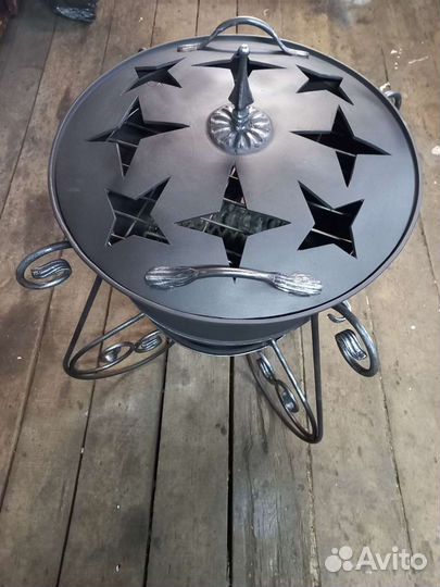 Мангал, коптильня,казан, барбекю