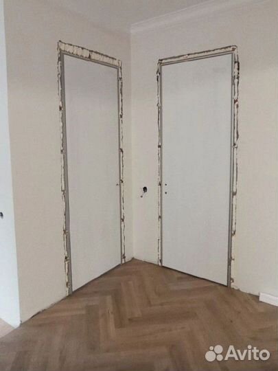 Установка скрытых дверей