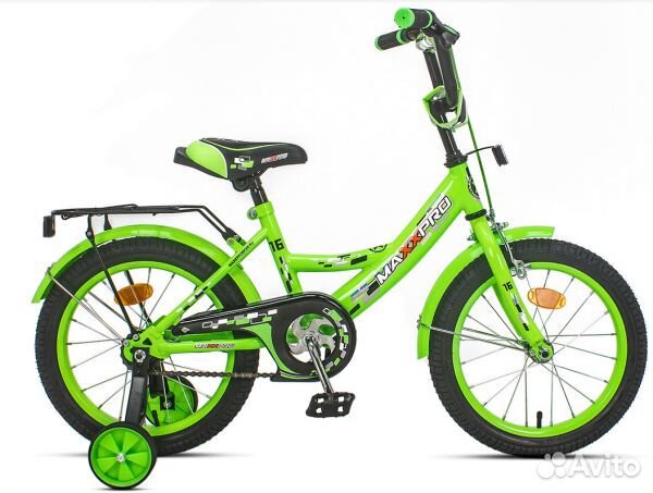 Велосипед Maxxpro 16d зеленый