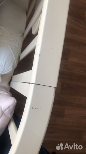 Овальная кроватка-трансформер