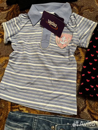 Пакет одежды на девочку 86-98