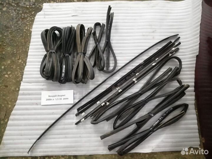 Hyundai Accent хендай акцент уплотнитель