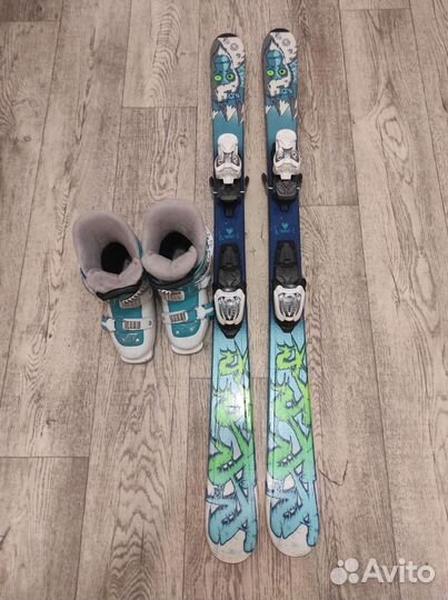 Горные лыжи детские комплект