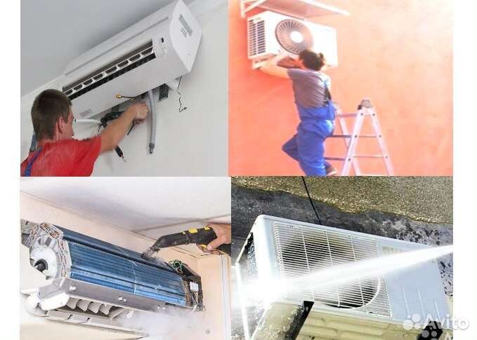 Обслуживание Чистка Ремонт Заправка Кондиционеров