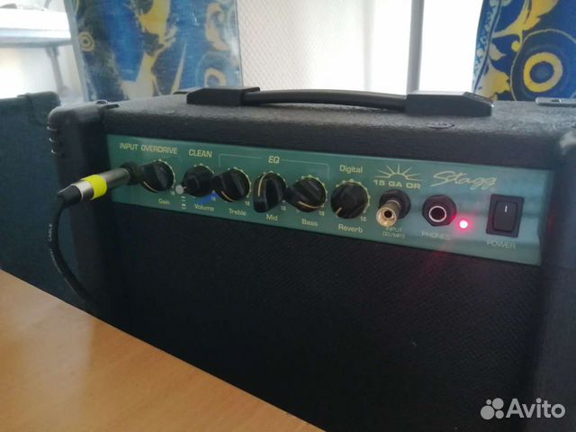 Гитарный комбоусилитель stagg 15 ga