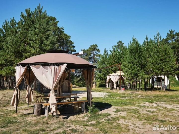 Аренда беседки у воды