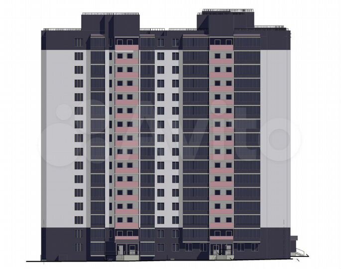 1-к. квартира, 37 м², 12/16 эт.