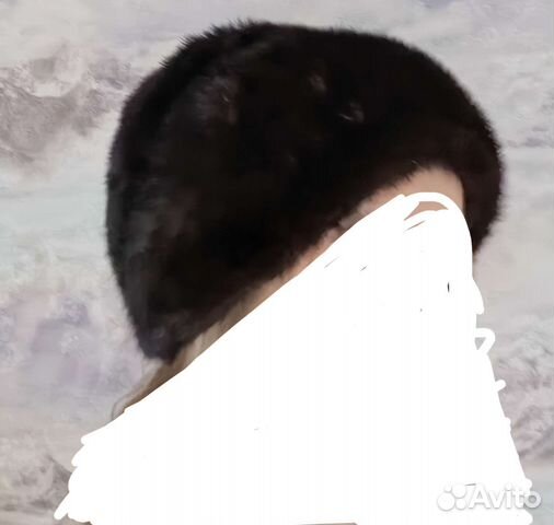 Шапка норковая женская бу