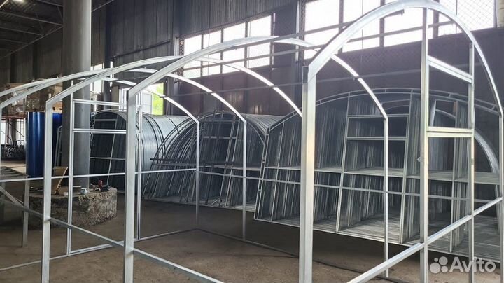 Теплица прямостенная из поликарбоната