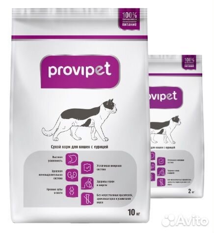Корм для кошек provipet