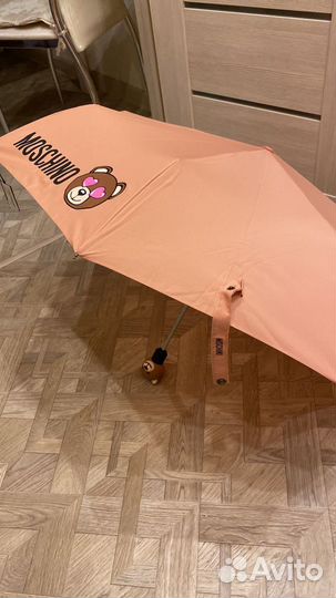 Зонтик женский автомат Moschino оригинал в подарок