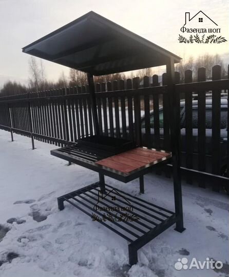 Мангал в стиле loft
