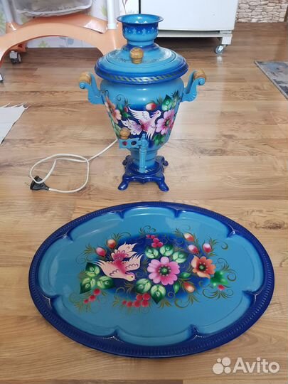 Самовар электрический расписной