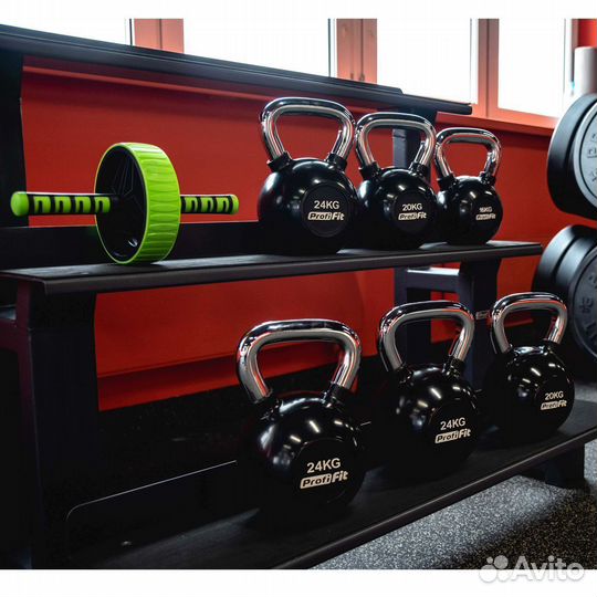 Ролик гимнастический широкий profi-FIT