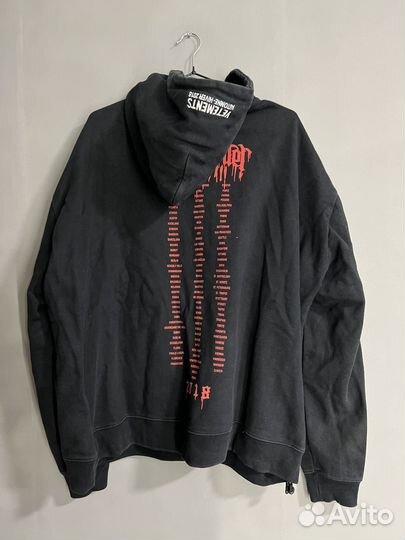 Vetements Metal Tour 2018 Hoodie Худи