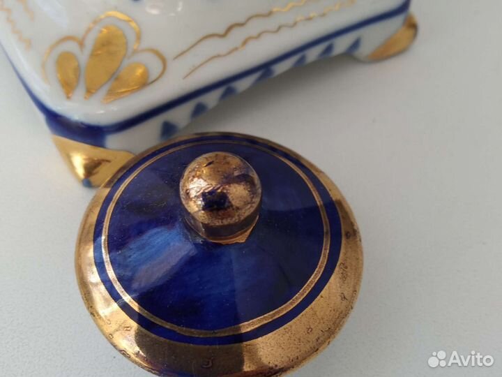 Самовар сувенирный Гжель из СССР