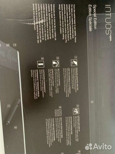 Графический планшет intuos-pro размера М