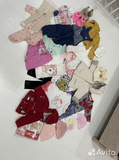 Вещи пакетом с 1-8 мес