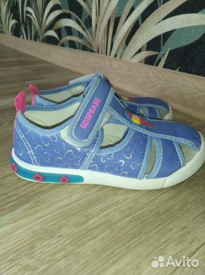 Сандалии текстильные