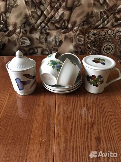 Чайный сервиз СССР, чайники, чашки