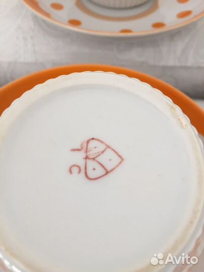 Чашка чайная, сахарница