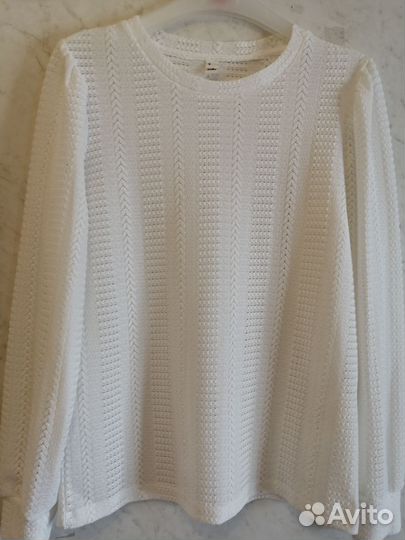 Ажурный лонгслив 44р Zolla