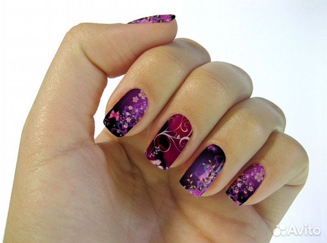 3D наклейки для ногтей Абстракция