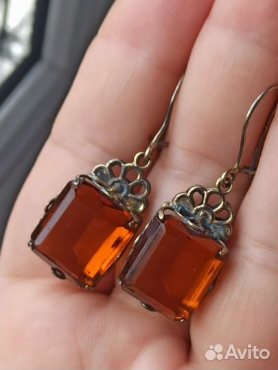 Серебряные серьги 875