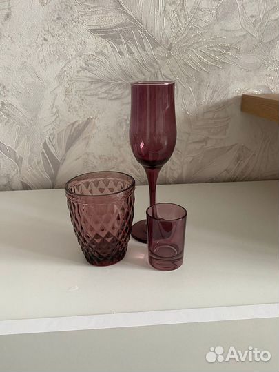 Набор фужеры,стаканы,рюмки (новые)
