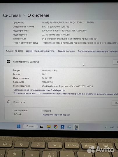 Microsoft Surface Go - 128G+512G 8GB RAM M1824