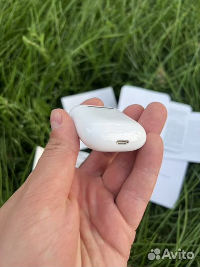 Наушники apple airpods 2 + чехол