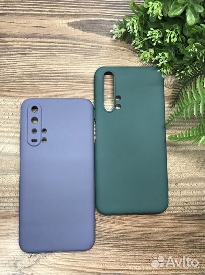 Чехол силиконовый Huawei Honor 20 pro оранжевый