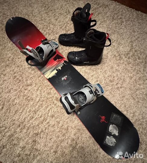 Сноуборд Rossignol 159 см.Комплект