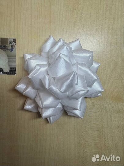 Георгины из ленты