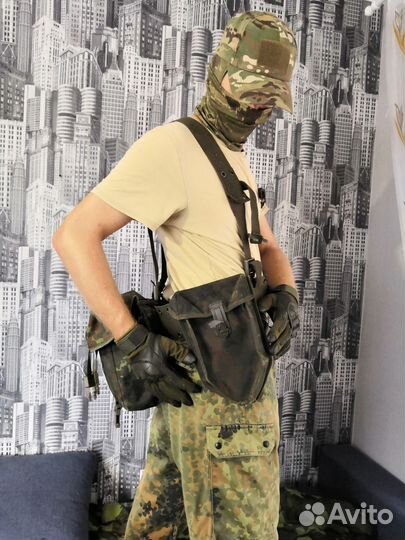 Разгрузка бундесвер и два подсумка (флектарн)