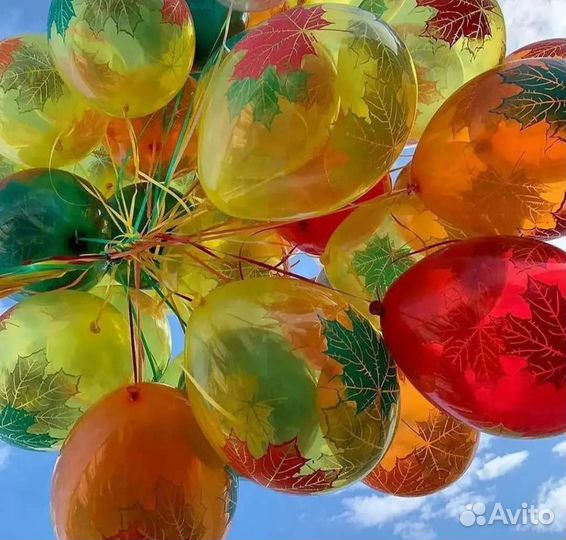 Воздушные шары с гелием, Коробка сюрприз с шарами