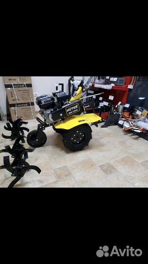 Мотоблок мк-7000P Huter 7лс фрезы колеса