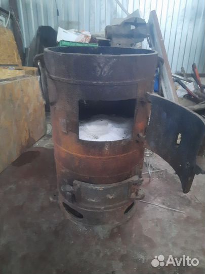 Печ с казаном