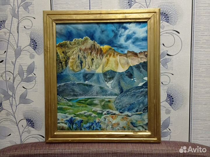 Картина маслом горы Камнеежка