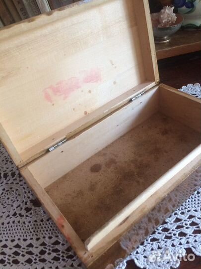 Деревянная резная коробка(шкатулка) СССР