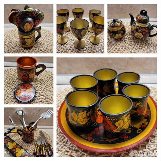 Хохлома посуда