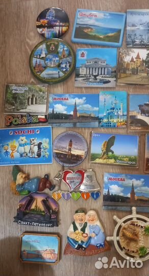 Магниты на холодильник пакетом