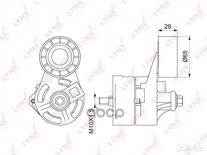 Натяжитель с роликом / приводной подходит для F